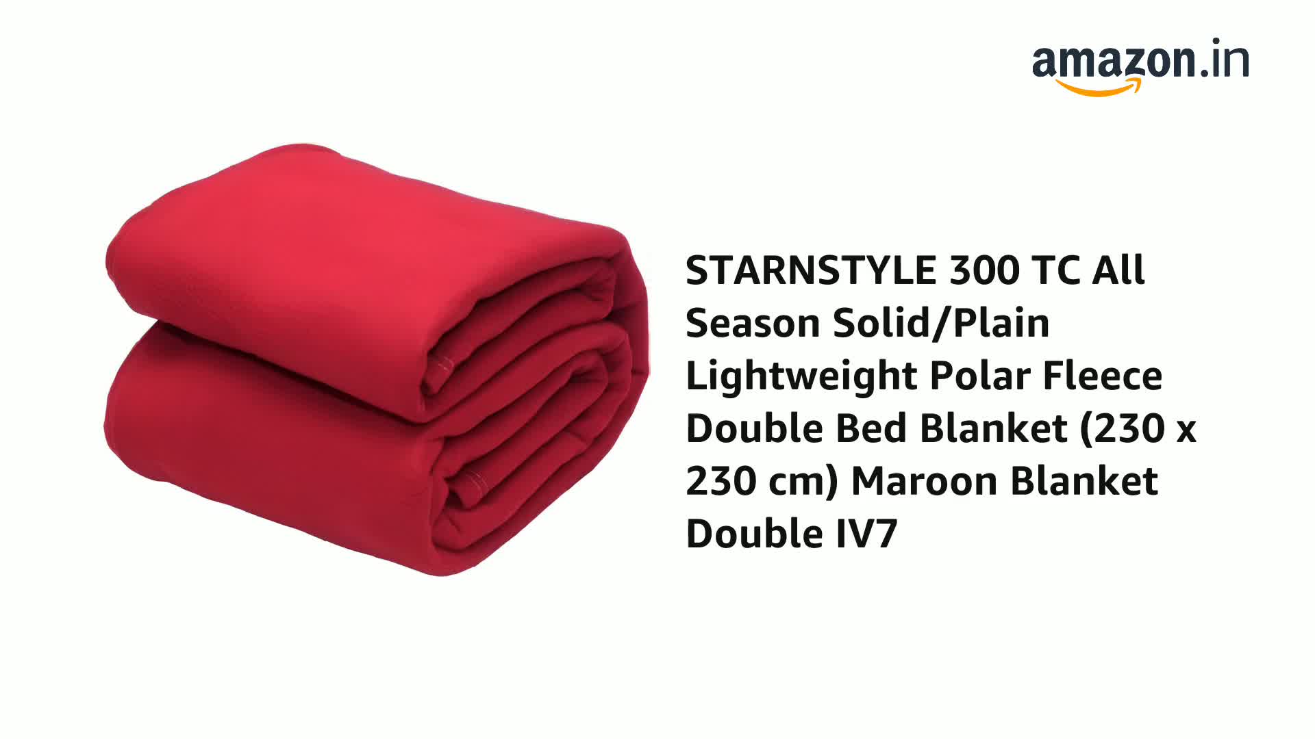 Buy STARNSTYLE 300 TC All Season Solid/Plain Lightweight Polar